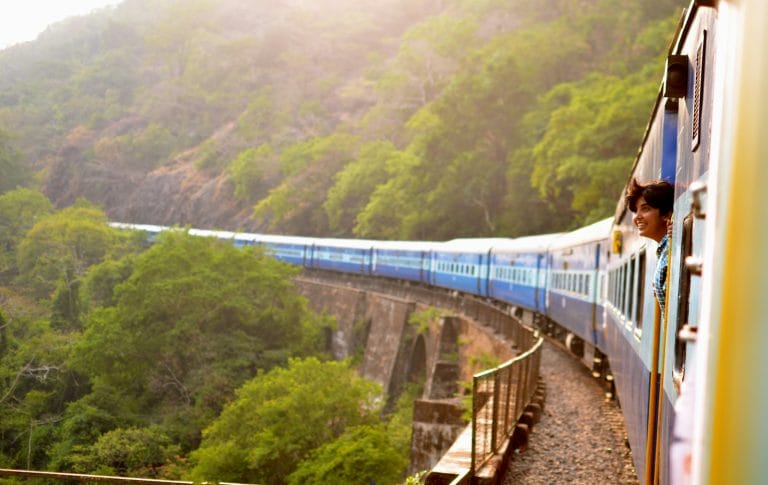 Travelling by train through Europe